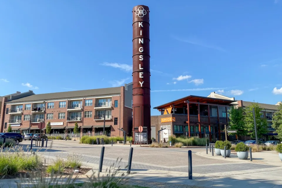 Adaptively reused textile mill in Fort Mill, South Carolina.